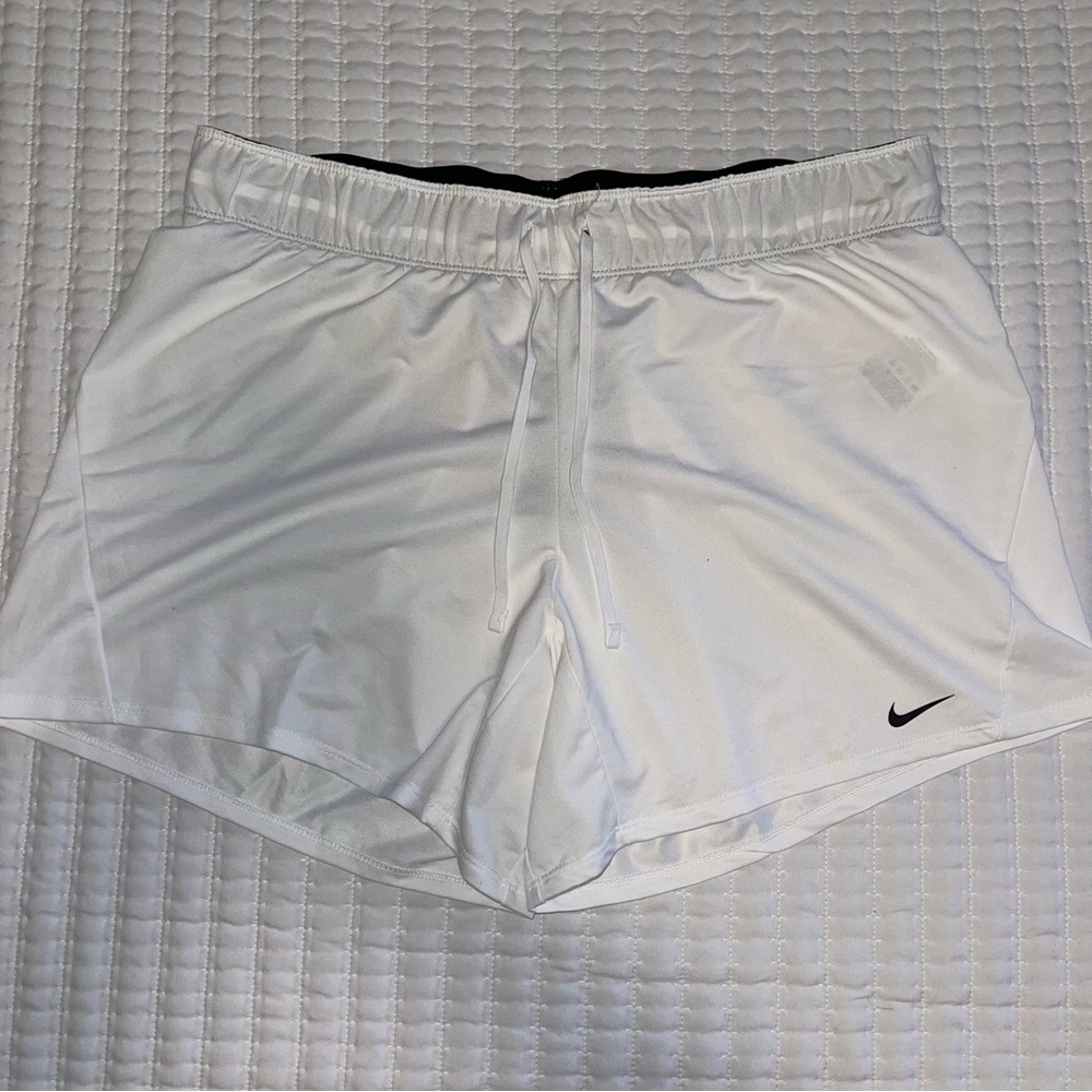 Nike Women's Athletic White Shorts